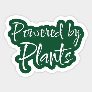 Powered by Plants Sticker